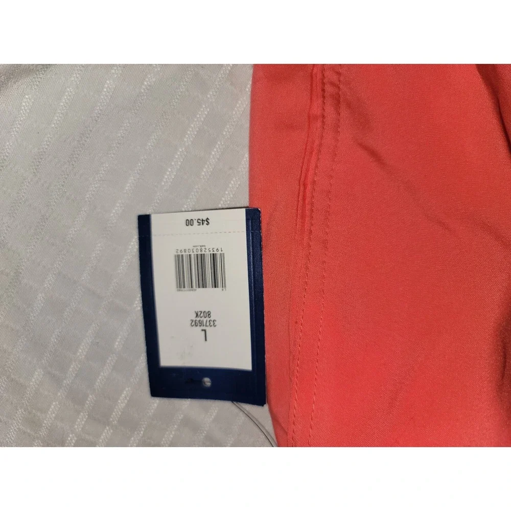 Crown & Ivy NWT Mens L‎  board / swimming / casual shorts: lined, neon pink